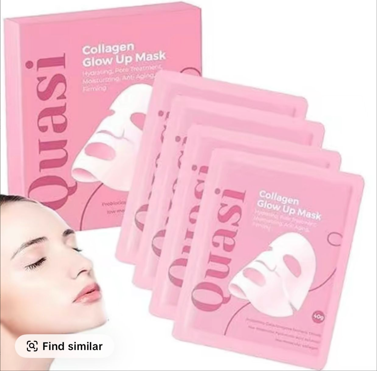 Collagen Glow Face Mask – Plump, Firm & Radiant Skin in 20 Minutes