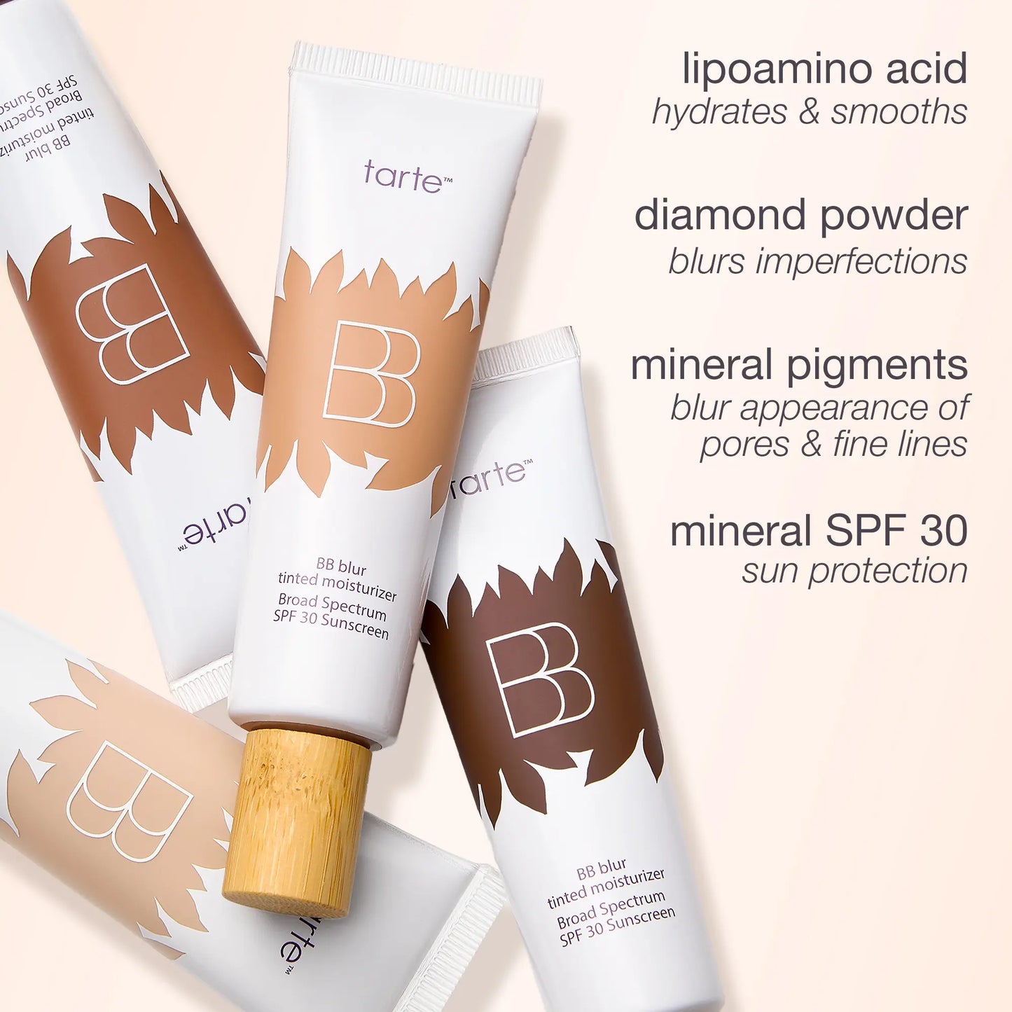 tarte BB blur tinted moisturizer SPF 30 - instantly brightens, hydrates & smooths your skin