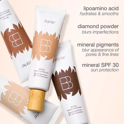 tarte BB blur tinted moisturizer SPF 30 - instantly brightens, hydrates & smooths your skin