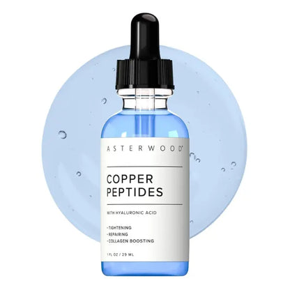 GHK Cu Peptide Serum – Copper Peptide Serum for Tightening, Collagen Boosting & Hydrating – Topical GHK-Cu with Hyaluronic Acid