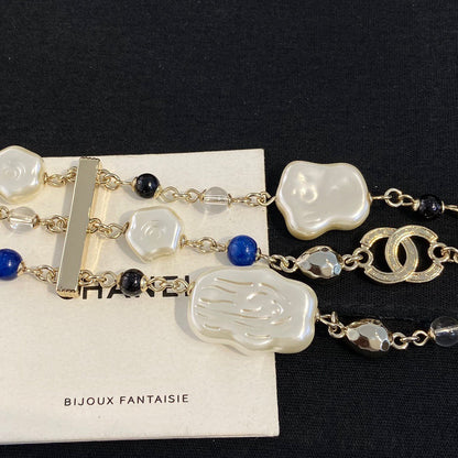 Chanel Pearl Sweater Necklace Choker