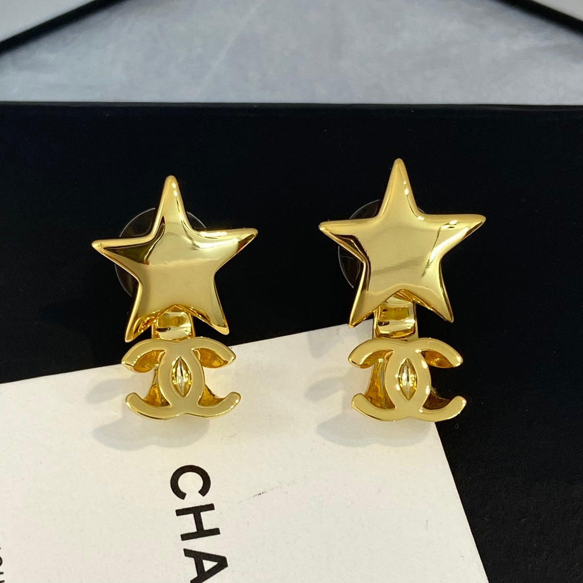 Chanel Star Earrings