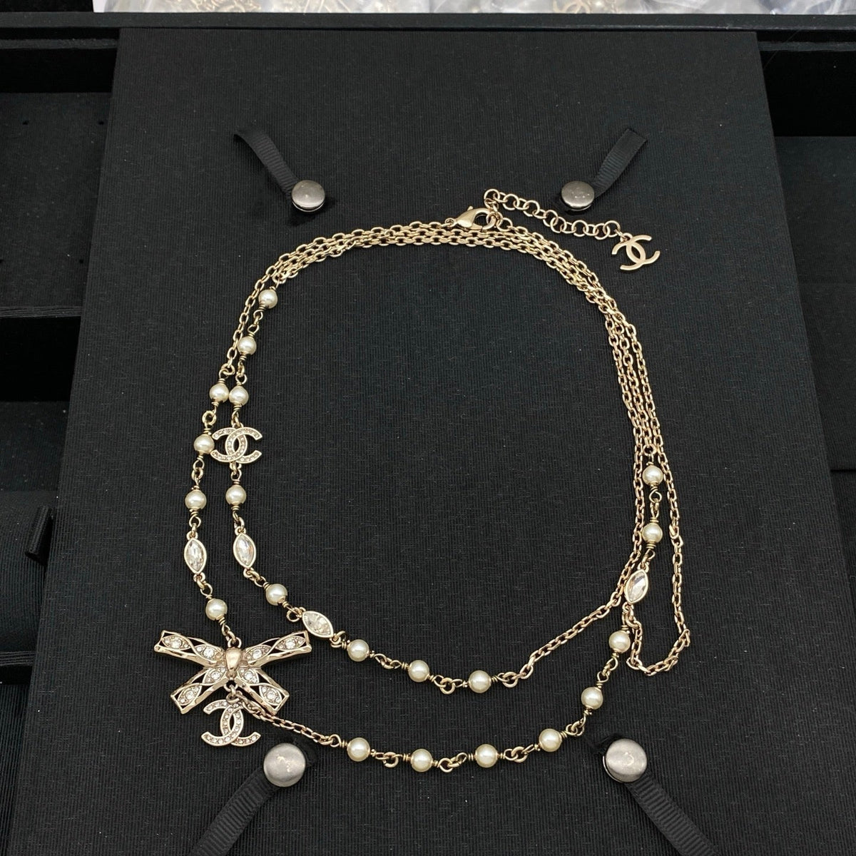 Chanel Bowknot Sweater Chain